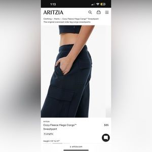 TNA cargo sweatpants!